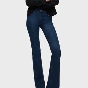 Hudson Jeans Blue Flare Wide Leg Denim